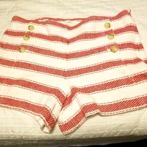 LOFT Striped Shorts
